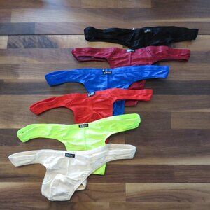 6 Pair IKINGSKY Men's Shining Thong X-Large: 36"-38"